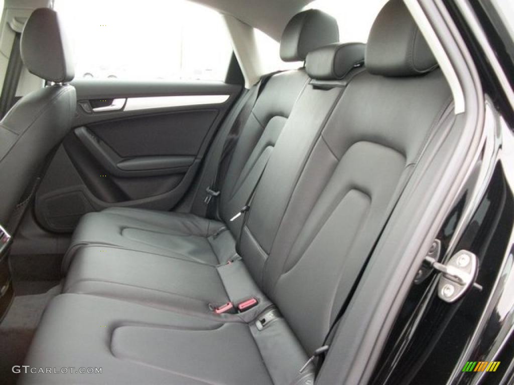 Black Interior 2011 Audi A4 2.0T quattro Sedan Photo #46311386