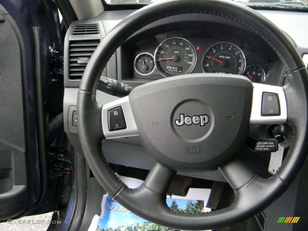 2008 Grand Cherokee Laredo 4x4 - Modern Blue Pearl / Dark Slate Gray/Light Graystone photo #12