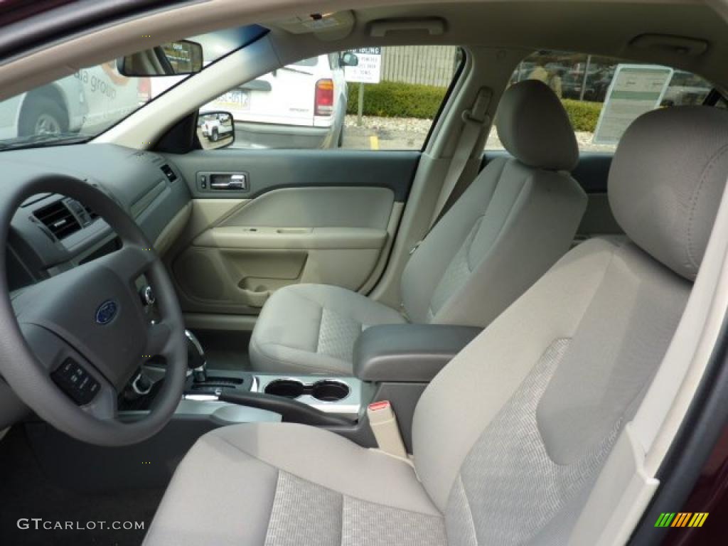 Medium Light Stone Interior 2011 Ford Fusion S Photo #46312811