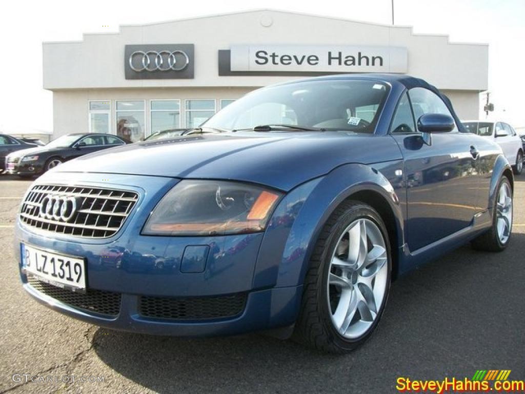 2003 TT 1.8T quattro Roadster - Ocean Blue Pearl Effect / Aviator Gray photo #1
