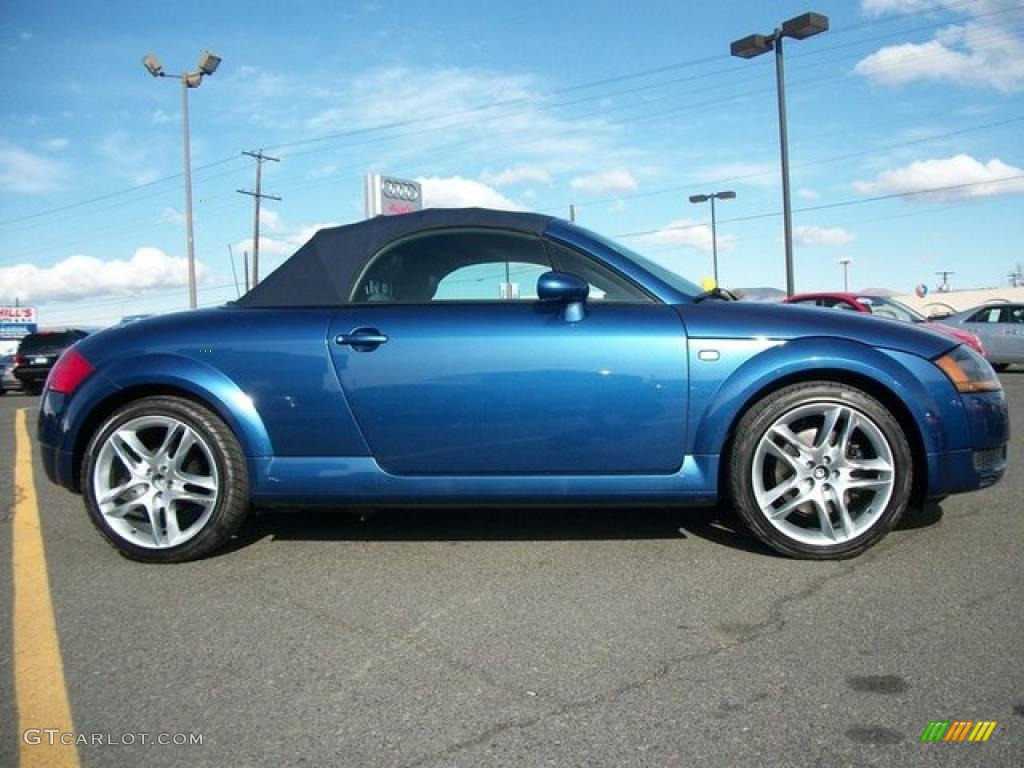 Ocean Blue Pearl Effect 2003 Audi TT 1.8T quattro Roadster Exterior Photo #46312880