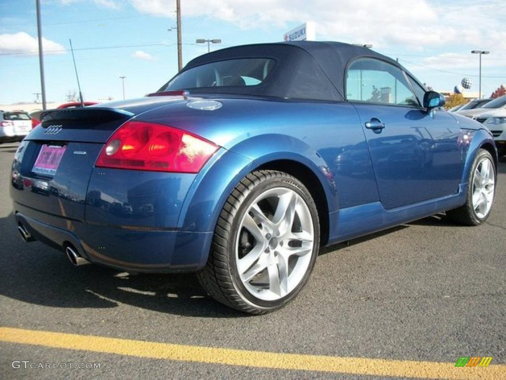 Ocean Blue Pearl Effect 2003 Audi TT 1.8T quattro Roadster Exterior Photo #46312886