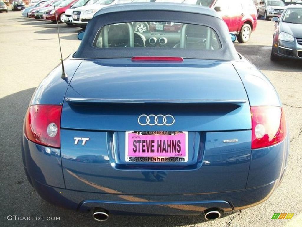 2003 TT 1.8T quattro Roadster - Ocean Blue Pearl Effect / Aviator Gray photo #6