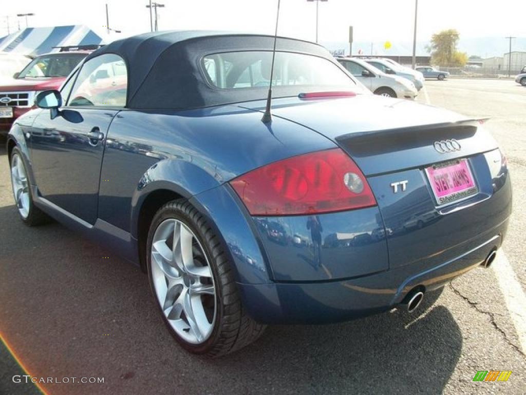 2003 TT 1.8T quattro Roadster - Ocean Blue Pearl Effect / Aviator Gray photo #7