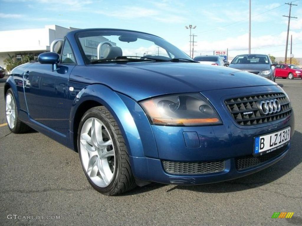 Ocean Blue Pearl Effect 2003 Audi TT 1.8T quattro Roadster Exterior Photo #46312928