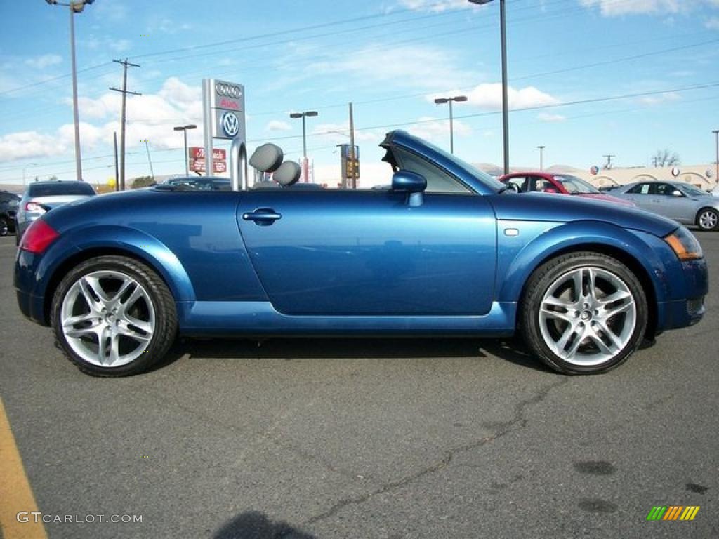 Ocean Blue Pearl Effect 2003 Audi TT 1.8T quattro Roadster Exterior Photo #46312934