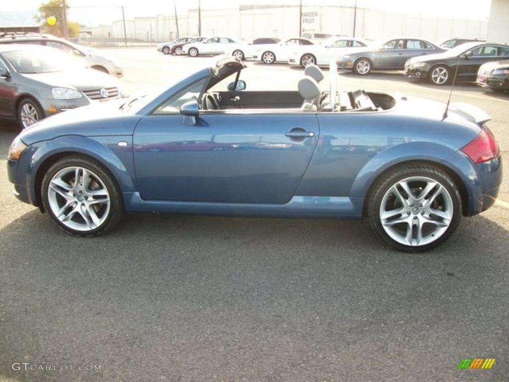 2003 TT 1.8T quattro Roadster - Ocean Blue Pearl Effect / Aviator Gray photo #16