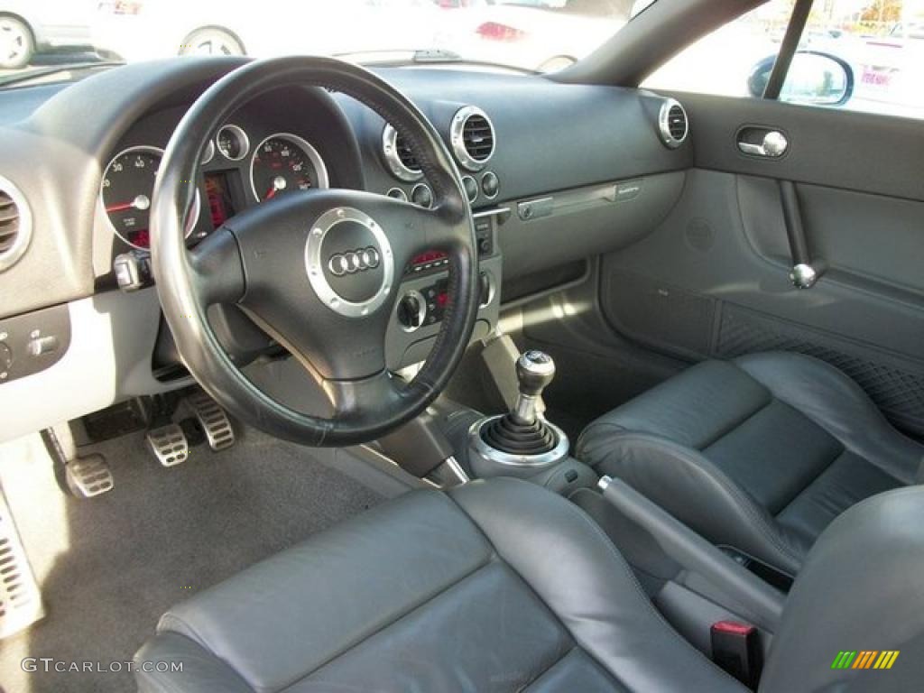 Aviator Gray Interior 2003 Audi TT 1.8T quattro Roadster Photo #46312994