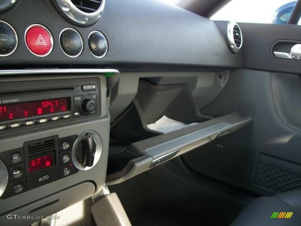 2003 TT 1.8T quattro Roadster - Ocean Blue Pearl Effect / Aviator Gray photo #35