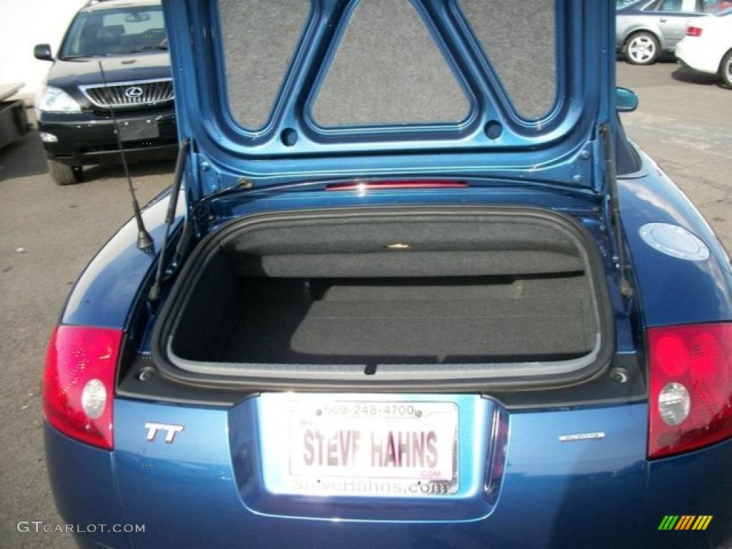 2003 TT 1.8T quattro Roadster - Ocean Blue Pearl Effect / Aviator Gray photo #42