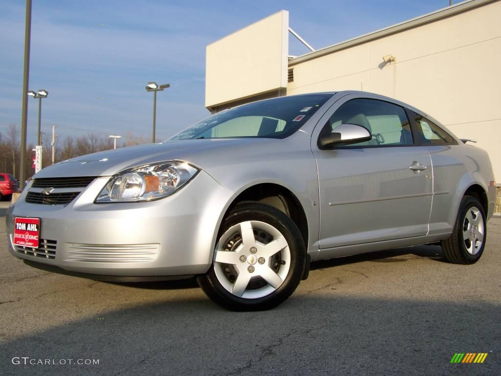 2008 Cobalt LT Coupe - Ultra Silver Metallic / Gray photo #1