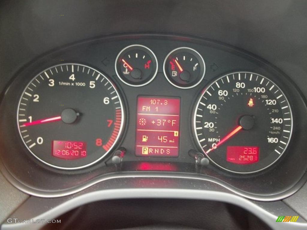 2008 Audi A3 2.0T Gauges Photo #46313768