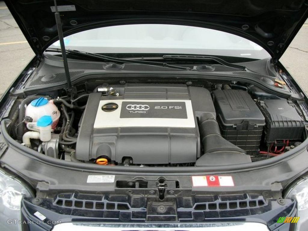 2008 Audi A3 2.0T 2.0 Liter FSI Turbocharged DOHC 16-Valve VVT 4 Cylinder Engine Photo #46313861