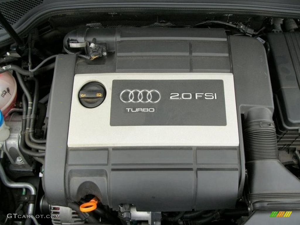 2008 Audi A3 2.0T 2.0 Liter FSI Turbocharged DOHC 16-Valve VVT 4 Cylinder Engine Photo #46313864