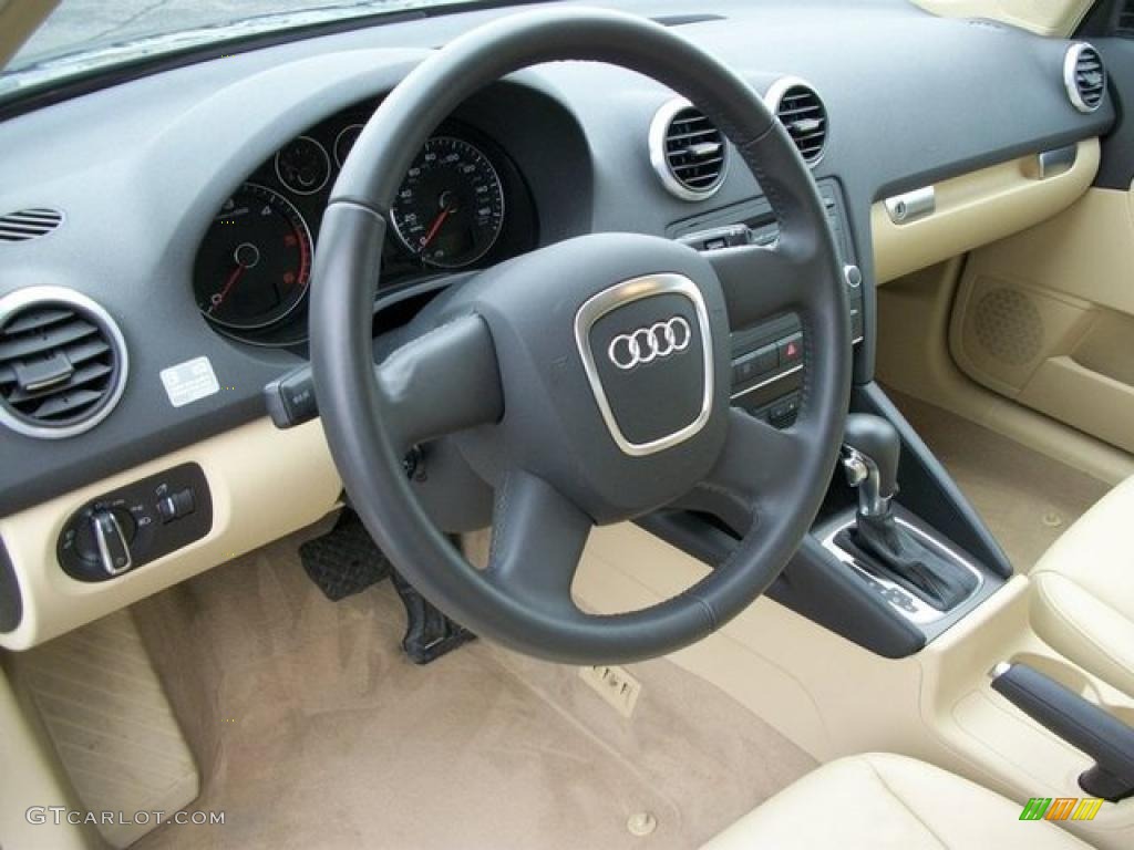 Luxor Beige Interior 2010 Audi A3 2.0 TDI Photo #46314101