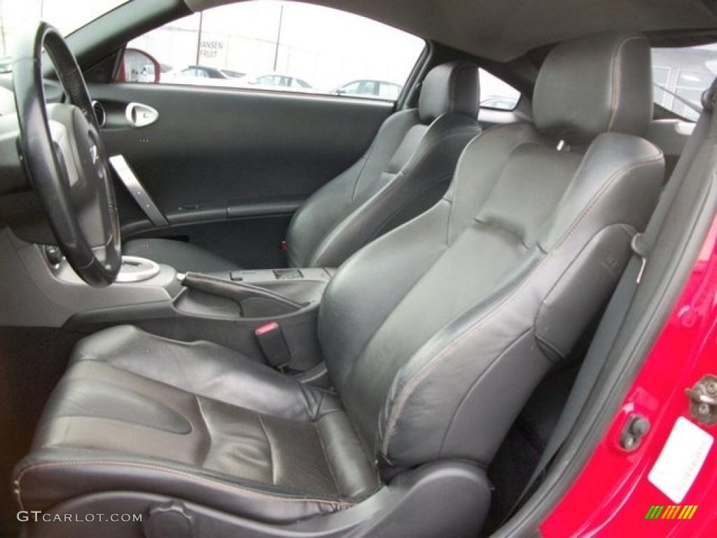 Charcoal Interior 2003 Nissan 350Z Touring Coupe Photo #46315712