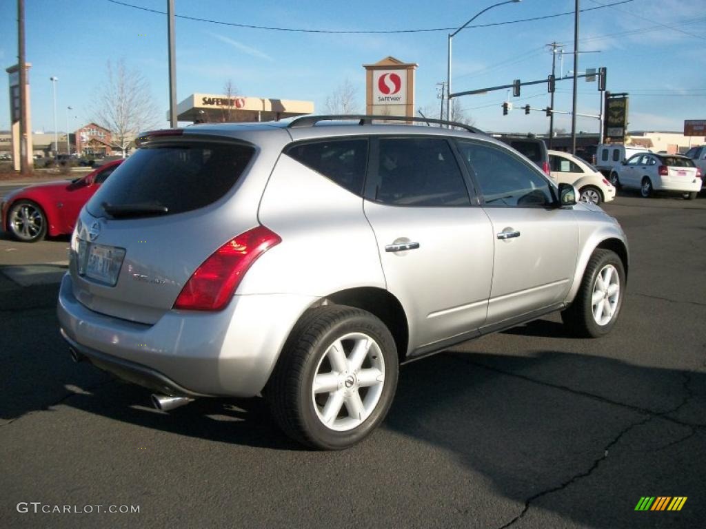 2003 Murano SE AWD - Sheer Silver Metallic / Charcoal photo #5