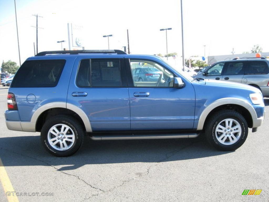 Sport Blue Metallic 2009 Ford Explorer Eddie Bauer 4x4 Exterior Photo #46316541