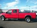 2006 Red Clearcoat Ford F350 Super Duty XLT Crew Cab 4x4  photo #8