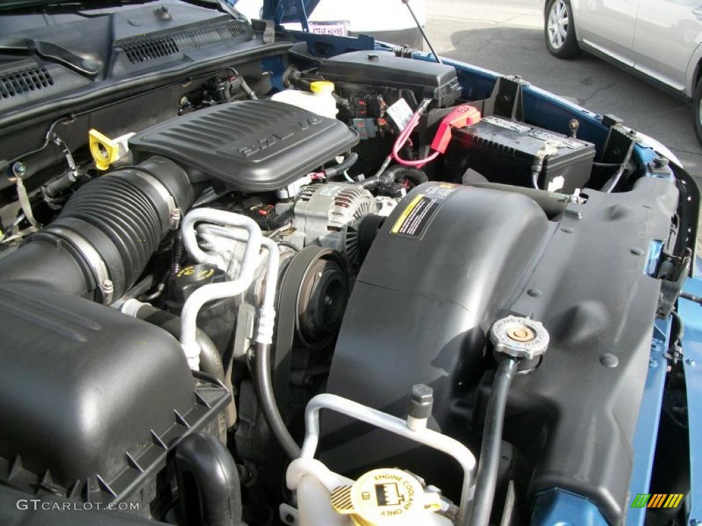 2005 Dodge Dakota ST Club Cab 4x4 3.7 Liter SOHC 12-Valve PowerTech V6 Engine Photo #46317101