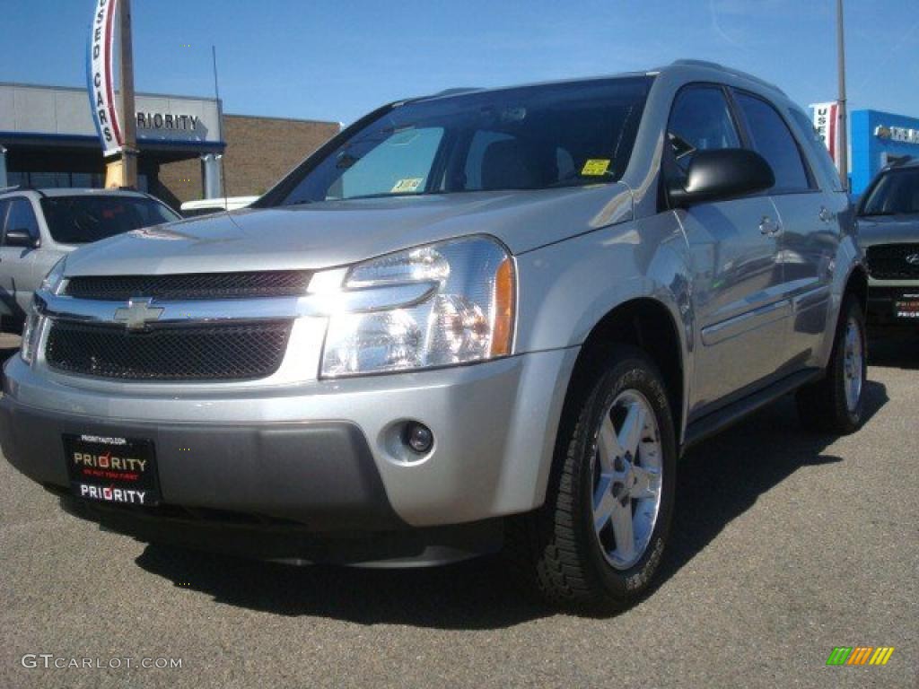 2005 Equinox LT AWD - Galaxy Silver Metallic / Light Gray photo #2