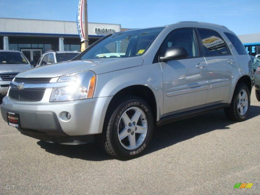 2005 Equinox LT AWD - Galaxy Silver Metallic / Light Gray photo #3