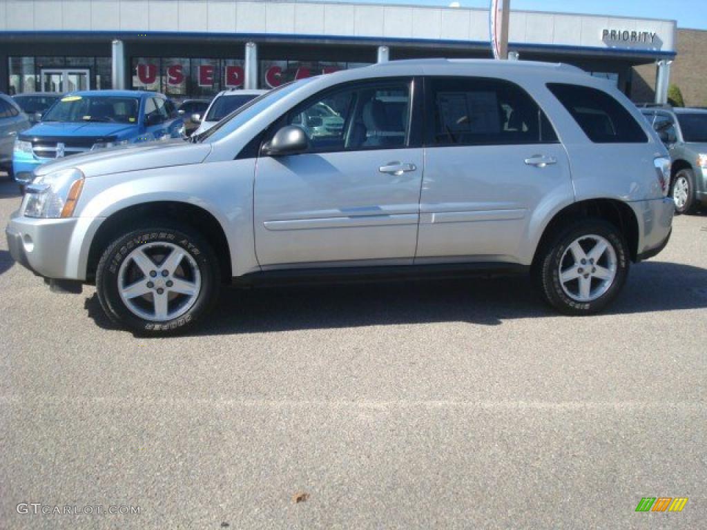2005 Equinox LT AWD - Galaxy Silver Metallic / Light Gray photo #4