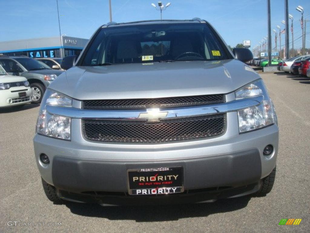 2005 Equinox LT AWD - Galaxy Silver Metallic / Light Gray photo #9