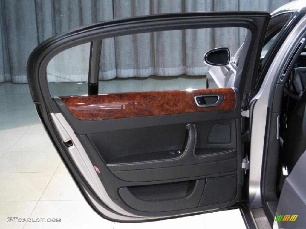 2008 Bentley Continental Flying Spur Standard Continental Flying Spur Model Beluga Door Panel Photo #46318671
