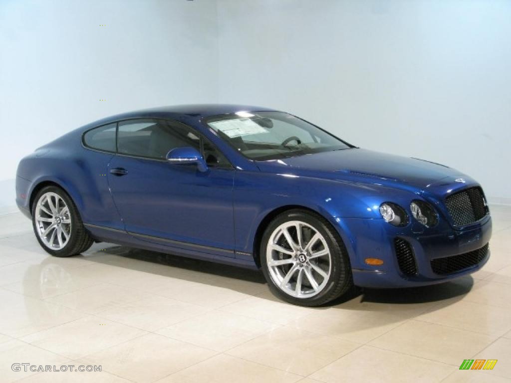 Moroccan Blue 2010 Bentley Continental GT Supersports Exterior Photo #46318800