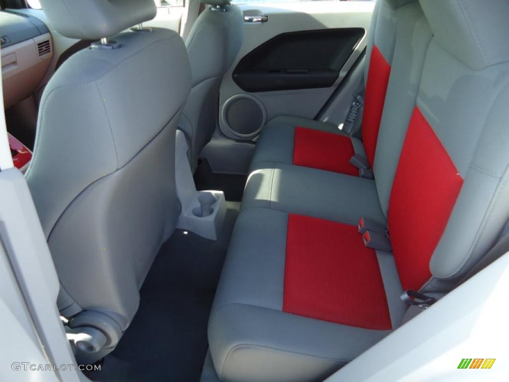 Pastel Slate Gray/Red Interior 2007 Dodge Caliber R/T AWD Photo #46319058