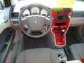 Pastel Slate Gray/Red Dashboard Photo for 2007 Dodge Caliber #46319073