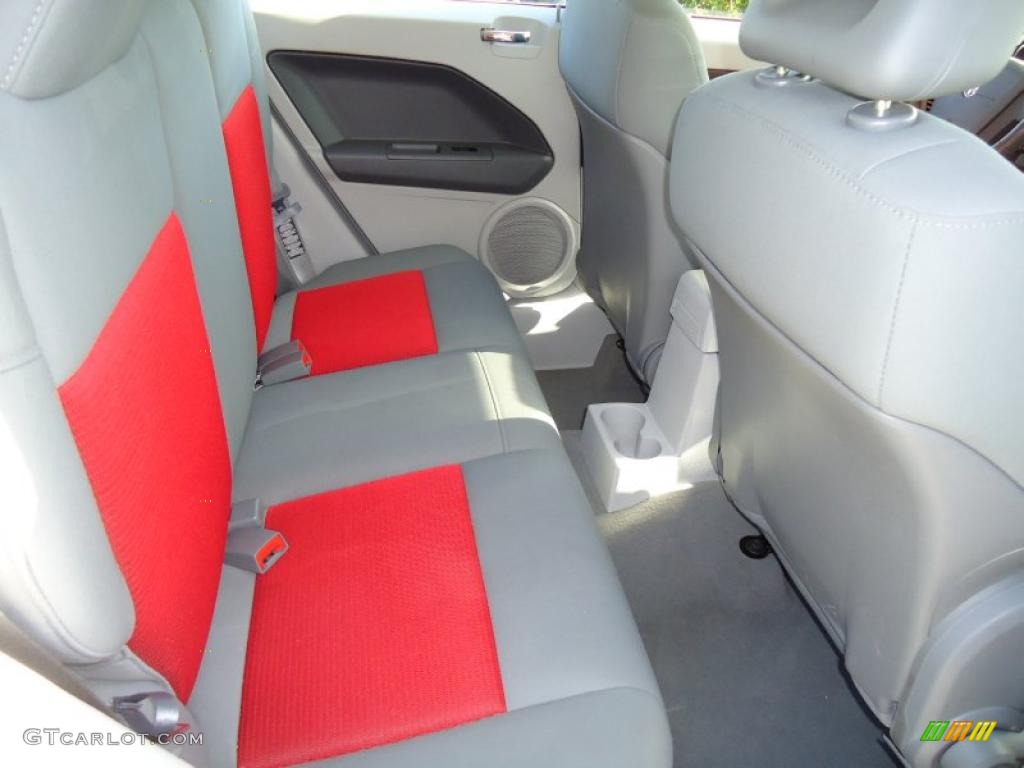 Pastel Slate Gray/Red Interior 2007 Dodge Caliber R/T AWD Photo #46319181