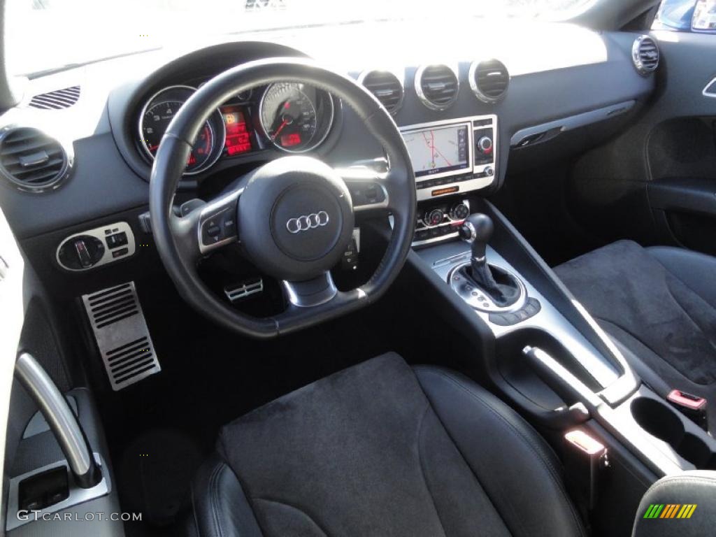 2008 Audi TT 3.2 quattro Coupe Black Dashboard Photo #46320069