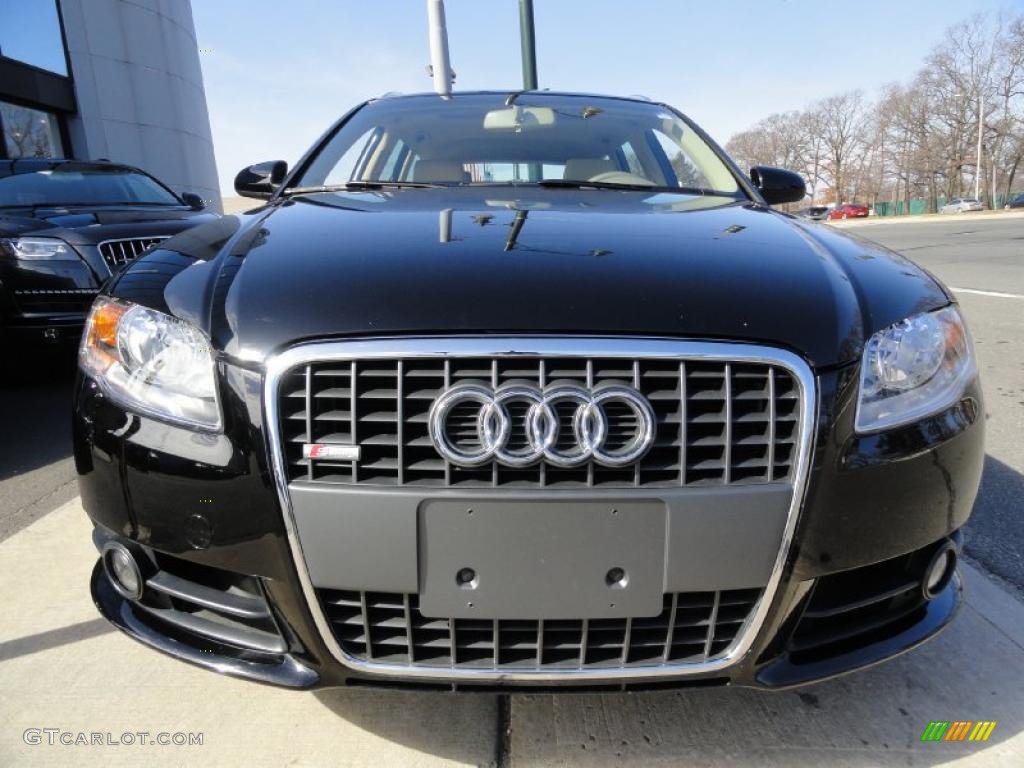 Brilliant Black 2008 Audi A4 2.0T quattro Avant Exterior Photo #46320090