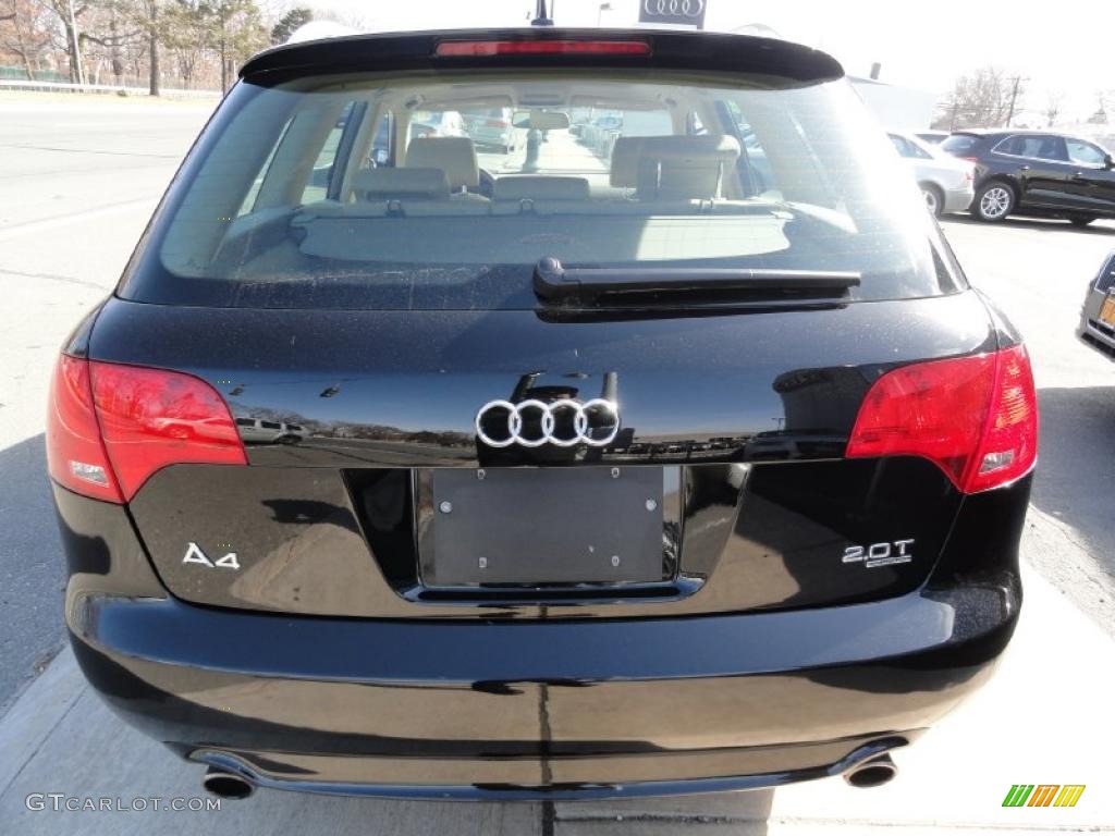 Brilliant Black 2008 Audi A4 2.0T quattro Avant Exterior Photo #46320096