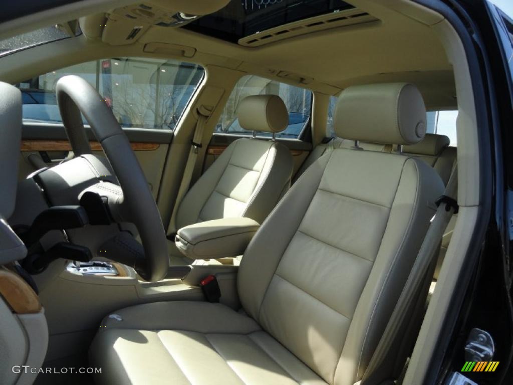Beige Interior 2008 Audi A4 2.0T quattro Avant Photo #46320111