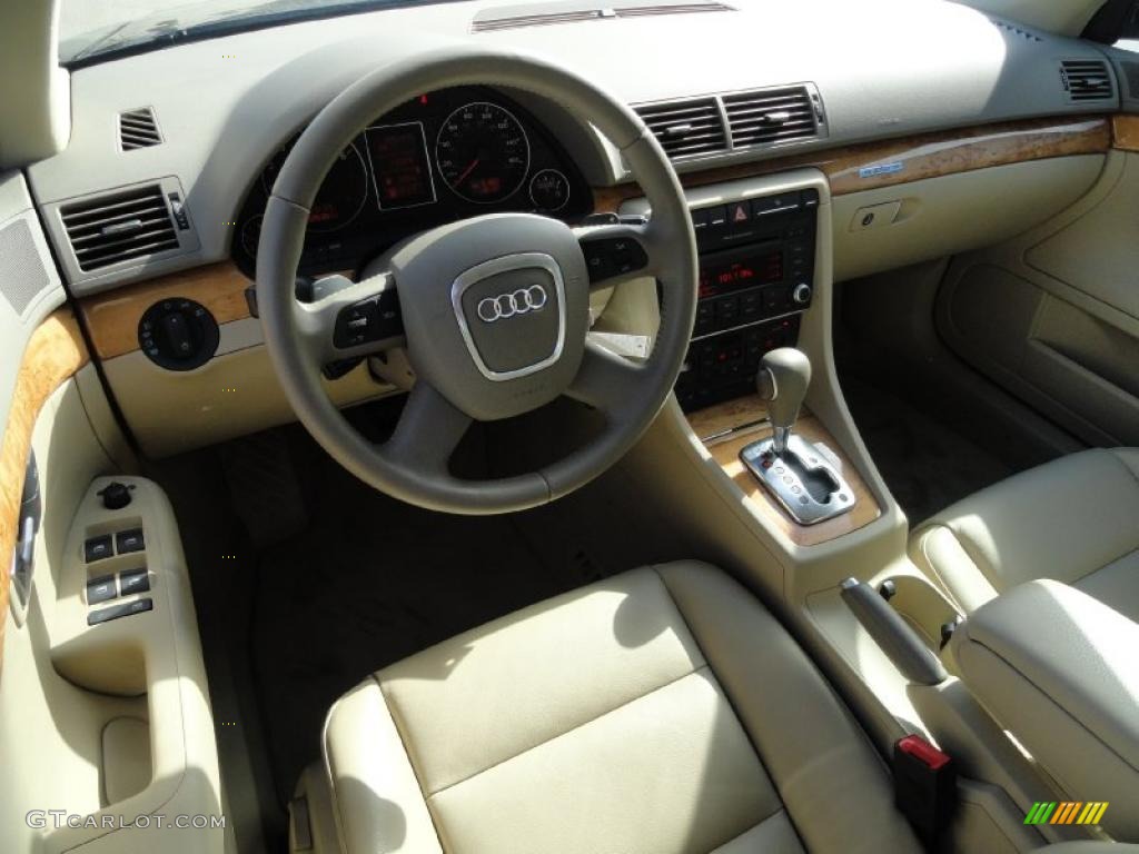 Beige Interior 2008 Audi A4 2.0T quattro Avant Photo #46320117