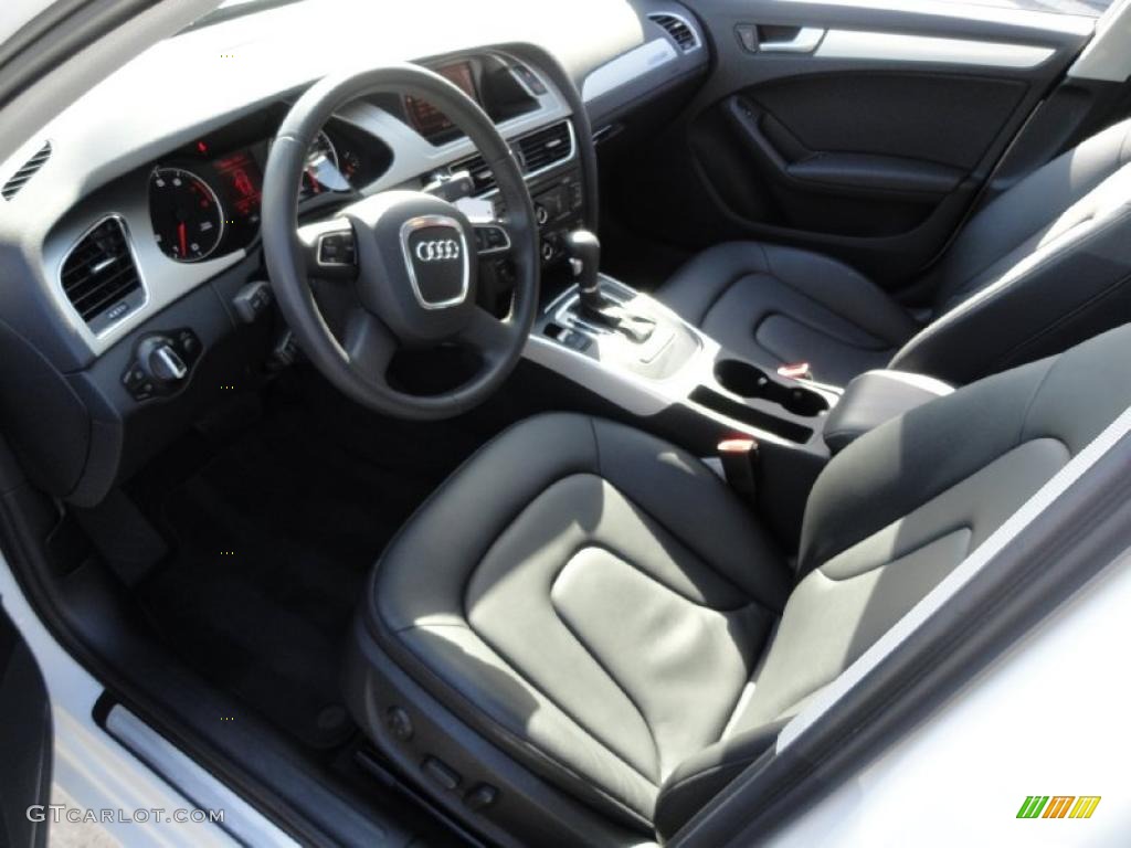 Black Interior 2011 Audi A4 2.0T quattro Sedan Photo #46320235