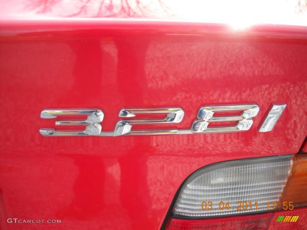 1997 3 Series 328i Sedan - Bright Red / Sand photo #13