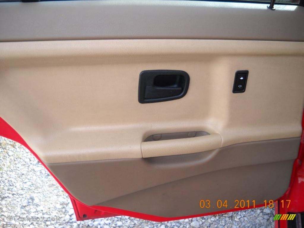 1997 3 Series 328i Sedan - Bright Red / Sand photo #29