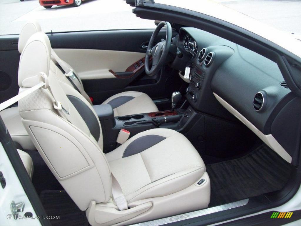 Light Taupe Interior 2008 Pontiac G6 GT Convertible Photo #46321335