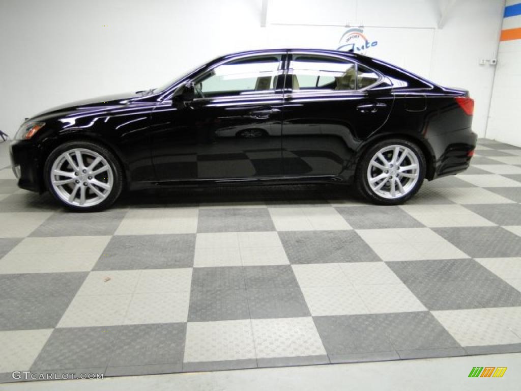 2007 IS 350 - Obsidian Black / Cashmere photo #12