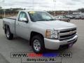 Sheer Silver Metallic - Silverado 1500 LS Regular Cab 4x4 Photo No. 1