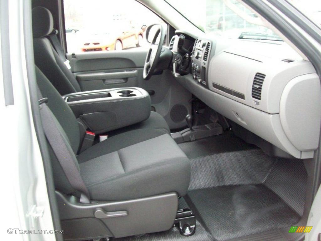 Dark Titanium Interior 2010 Chevrolet Silverado 1500 LS Regular Cab 4x4 Photo #46321698