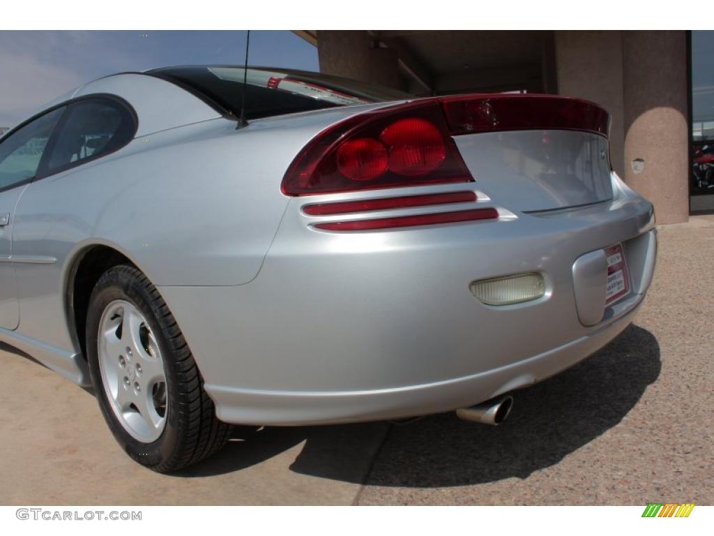 2002 Stratus SXT Coupe - Ice Silver Pearl / Black/Light Gray photo #16