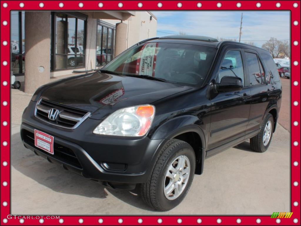 2003 CR-V EX 4WD - Nighthawk Black Pearl / Black photo #1