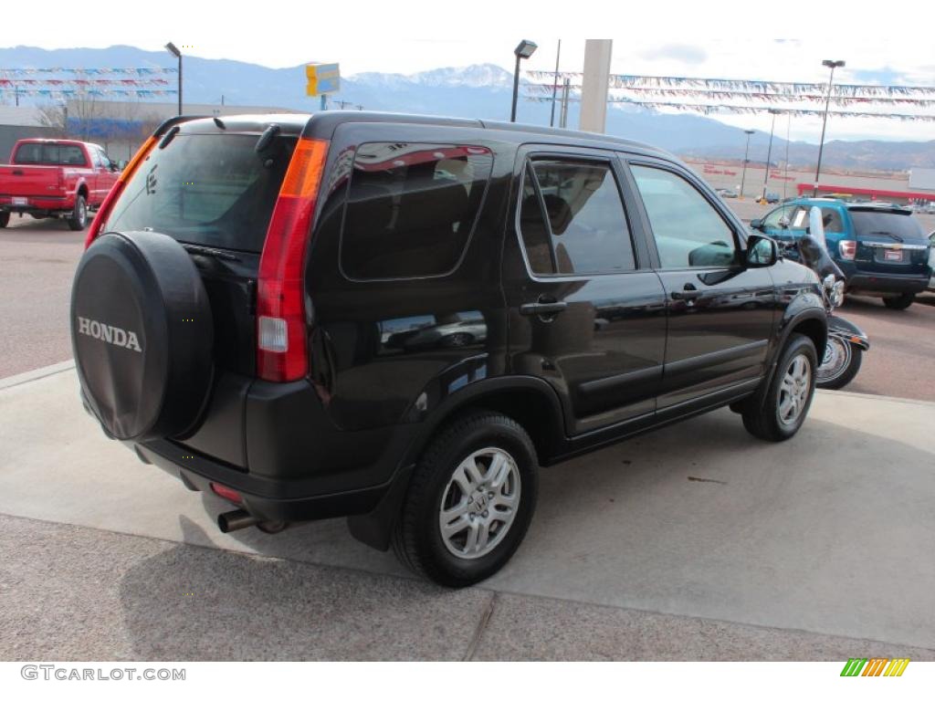 2003 CR-V EX 4WD - Nighthawk Black Pearl / Black photo #3