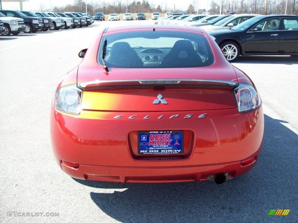 2006 Eclipse GS Coupe - Sunset Orange Pearlescent / Dark Charcoal photo #14