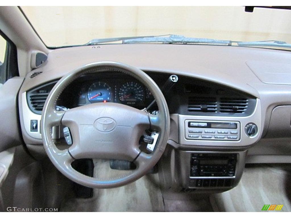 2002 Sienna XLE - Sailfin Blue Metallic / Oak photo #4